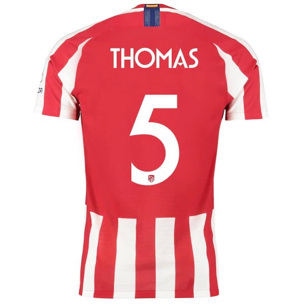 Thailand Trikot Atletico Madrid NO.5 Thomas Heim 2019-20 Rote Fussballtrikots Günstig